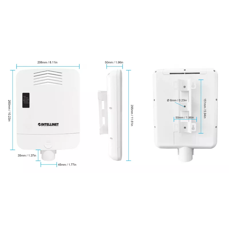 Sieťový switch Intellinet 509220 Gigabit Ethernet 5 portov PoE