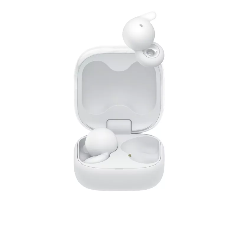 Bezdrôtová in-ear headset Sony LinkBuds Open WFL910W – Bluetooth, 20–20000 Hz, dosah 10 m, biela
