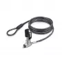 StarTech.com tenký Lock kompatibilný s Noble Wedge® Slot, 1,5 m bezpečnostný kábel, ochrana proti krádeži na stole pre laptop/notebook, nerozrezateľný oceľový kábel, kľúčový zámok