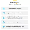 StarTech.com 50cm modrý CAT8 ethernetový kábel, RJ45 bez západky, 25G/40G, 2000 MHz, 100 W PoE++, S/FTP, 26AWG čistá holá medená lanka, LSZH, tienený sieťový patch kábel s odľahčením ťahu, jednotlivo testovaný