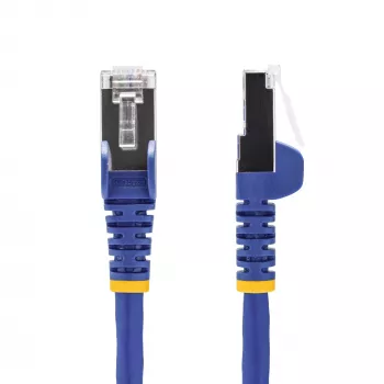 StarTech.com 1m modrý CAT8 ethernetový kábel, RJ45 bez západky, 25G/40G, 2000MHz, 100W PoE++, S/FTP, 26AWG čistý holý medený drôt, LSZH, tienený sieťový patch kábel s odľahčením ťahu, jednotlivo testovaný