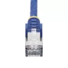 StarTech.com 1m modrý CAT8 ethernetový kábel, RJ45 bez západky, 25G/40G, 2000MHz, 100W PoE++, S/FTP, 26AWG čistý holý medený drôt, LSZH, tienený sieťový patch kábel s odľahčením ťahu, jednotlivo testovaný