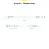 StarTech.com 1m modrý CAT8 ethernetový kábel, RJ45 bez západky, 25G/40G, 2000MHz, 100W PoE++, S/FTP, 26AWG čistý holý medený drôt, LSZH, tienený sieťový patch kábel s odľahčením ťahu, jednotlivo testovaný