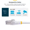 StarTech.com 1m modrý CAT8 ethernetový kábel, RJ45 bez západky, 25G/40G, 2000MHz, 100W PoE++, S/FTP, 26AWG čistý holý medený drôt, LSZH, tienený sieťový patch kábel s odľahčením ťahu, jednotlivo testovaný