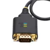 StarTech.com 1ft (30cm) USB na sériový adaptérový kábel, COM-retention, vymeniteľné matice/skrutky, USB-A na DB9 RS232, FTDI IC, ESD ochrana, Windows/macOS/Linux