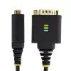 StarTech.com 1ft (30cm) USB na sériový adaptérový kábel, COM-retention, vymeniteľné matice/skrutky, USB-A na DB9 RS232, FTDI IC, ESD ochrana, Windows/macOS/Linux