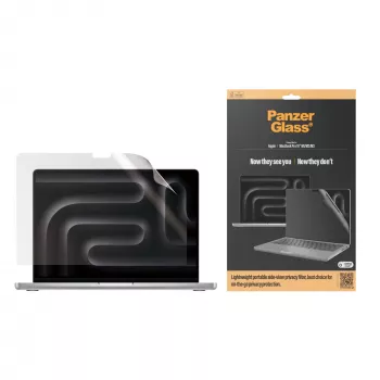 Ochranná fólia displeja PanzerGlass Dual Privacy MacBook Pro 16 palcov M1 M2 M3 M4 transparentná