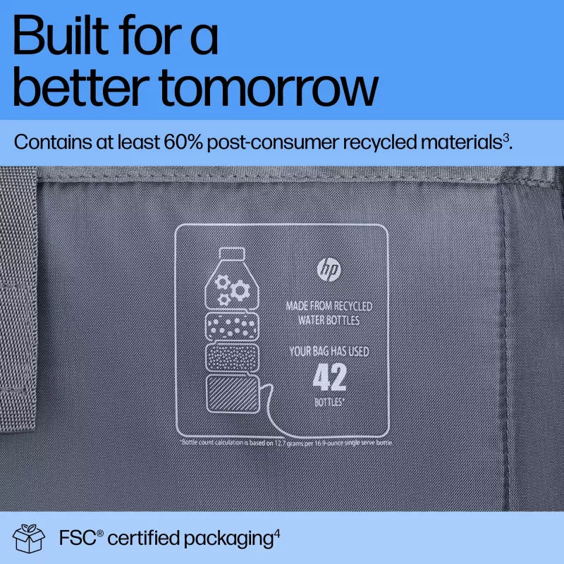 Taška na notebook HP Travel Plus 22L 16-palcová aktovka monochromatická