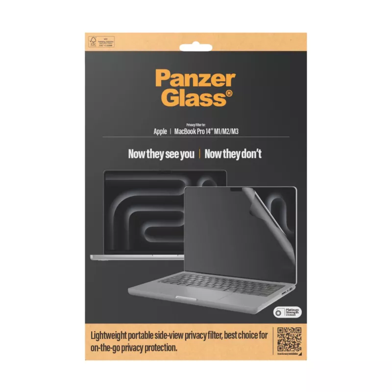 Ochranné sklo displeja PanzerGlass Dual Privacy MacBook Pro 14
