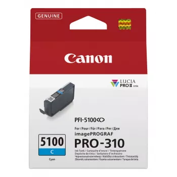 Canon PFI-5100 C atramentová kazeta 1 ks originálna azúrová