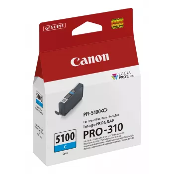 Canon PFI-5100 C atramentová kazeta 1 ks originálna azúrová