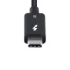 StarTech.com 1,5ft (50cm) Thunderbolt 5 kábel, 80Gbit/s/do 120Gbit/s, 240W PD, 8K 60Hz, certifikovaný Thunderbolt kábel - kompatibilný s Thunderbolt 4/USB4/USB-C