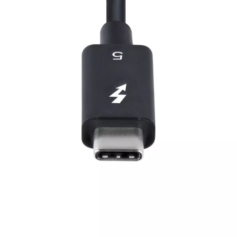 StarTech.com 1,5ft (50cm) Thunderbolt 5 kábel, 80Gbit/s/do 120Gbit/s, 240W PD, 8K 60Hz, certifikovaný Thunderbolt kábel - kompatibilný s Thunderbolt 4/USB4/USB-C