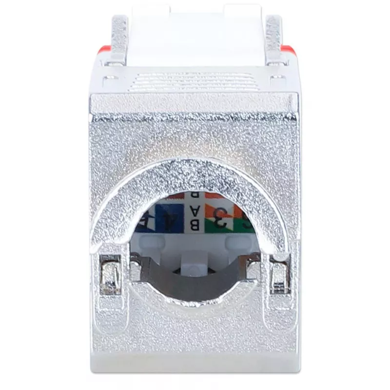 Sieťový kábel Intellinet 791311 Keystone modul plochý červený RJ-45