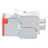 Sieťový kábel Intellinet 791311 Keystone modul plochý červený RJ-45