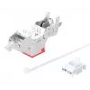 Sieťový kábel Intellinet 791311 Keystone modul plochý červený RJ-45