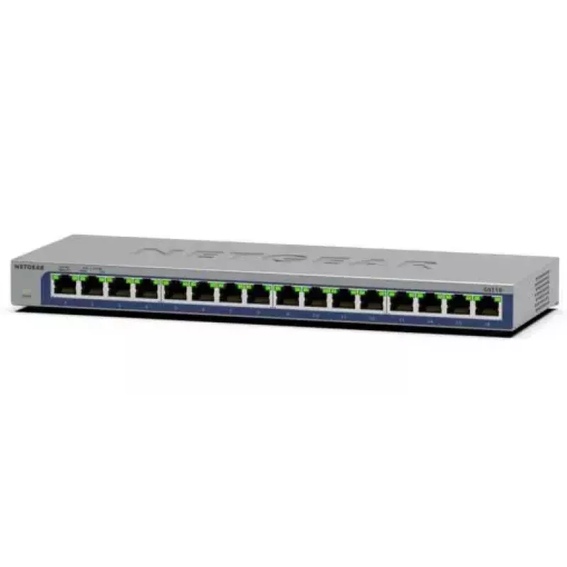 NETGEAR GS116 Unmanaged L2 Gigabit Ethernet (10/100/1000) čierny