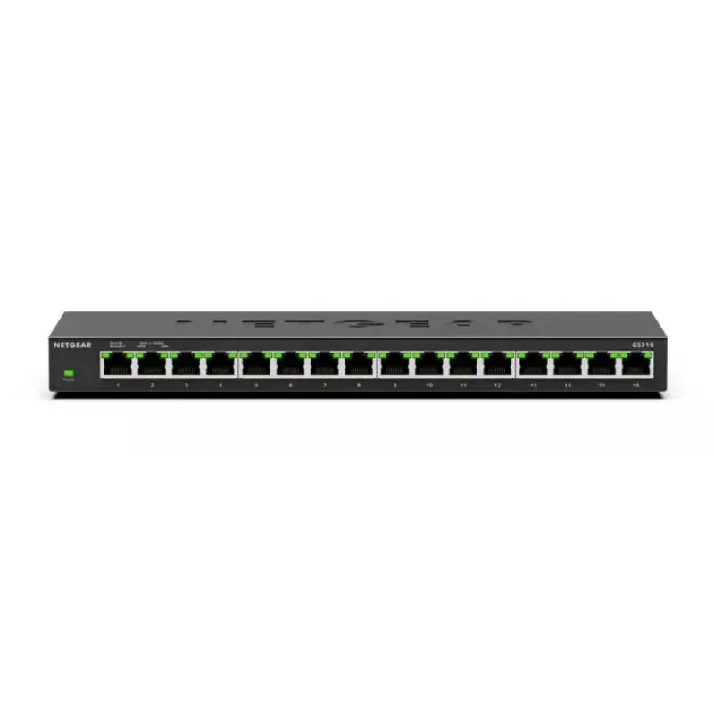 Unmanaged switch NETGEAR GS316 L2 Gigabit Ethernet 16 portov 32 Gbit/s
