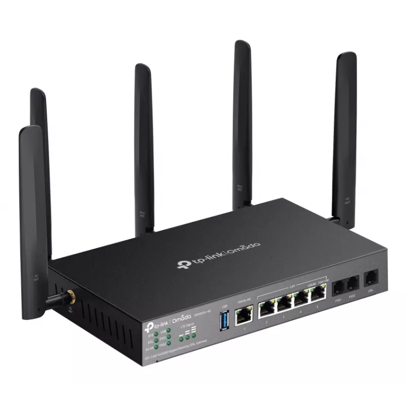 TP-Link Omada DR3650V-4G bezdrôtový router Gigabit Ethernet dual-band (2,4 GHz / 5 GHz) čierny