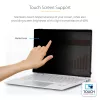 StarTech.com 13,5 inch 3:2 Flip-Over ochranná fólia proti videniu s dotykom, filter proti videniu bez odleskov, ochranná fólia obrazovky notebooku s 51 % redukciou modrého svetla