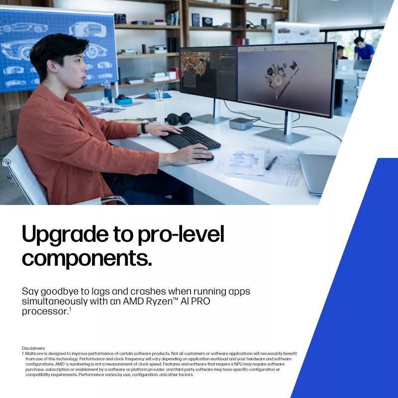HP ZBook 8 G1ak 14 A3ZT2ET mobilná pracovná stanica, AMD Ryzen AI 7 PRO 350, 14 palcov (35,6 cm) WUXGA IPS dotykový displej, 32 GB RAM, 1 TB SSD, AMD Radeon 860M, Wi-Fi 7, Windows 11 Pro