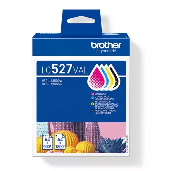 Atramentové kazety Brother LC527VAL CMYK – 1×1300, 3×900 strán