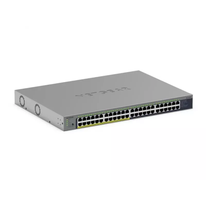 NETGEAR GS748PP nemanaged Gigabit Ethernet (10/100/1000) Power over Ethernet (PoE) sivá