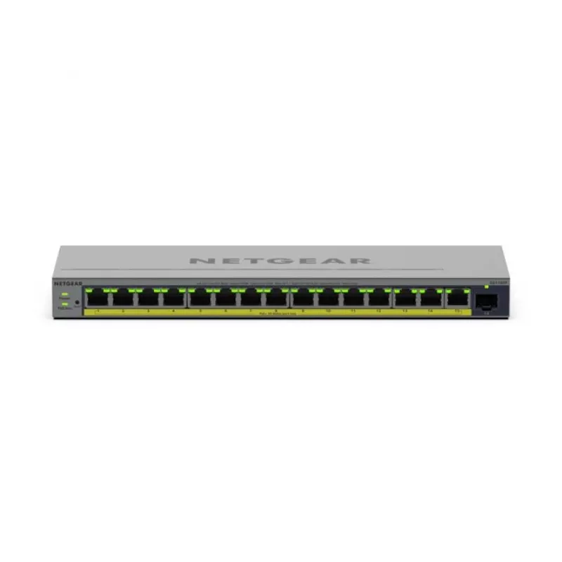 NETGEAR GS116EP managed L2/L3 Gigabit Ethernet (10/100/1000) Power over Ethernet (PoE) sivá