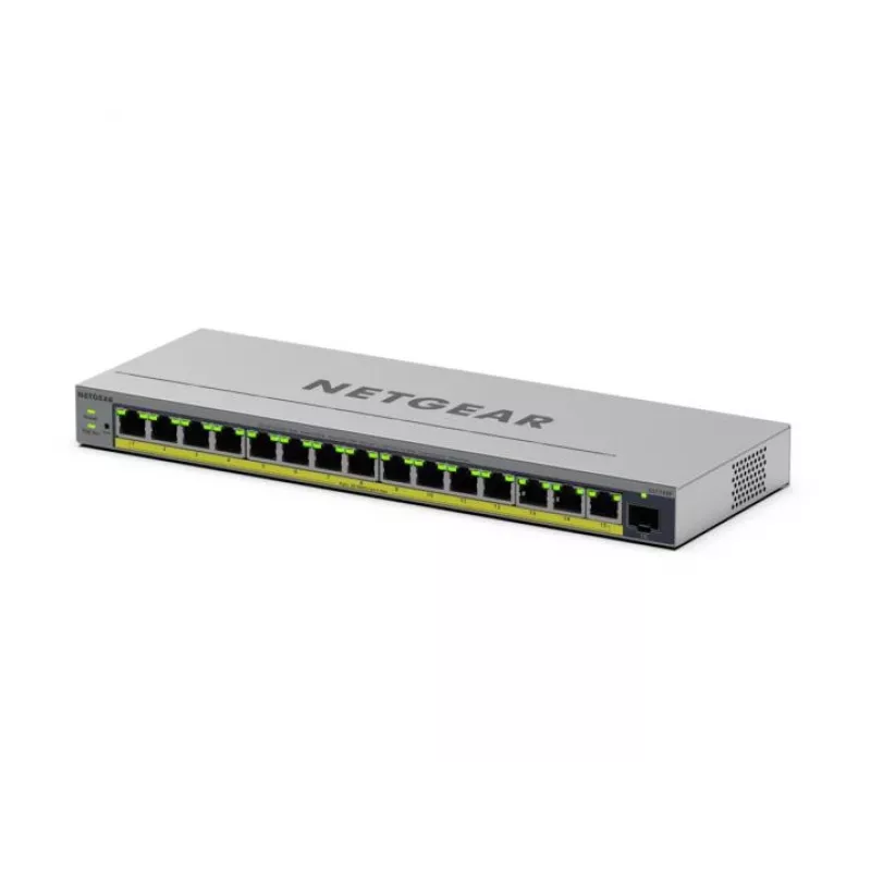 NETGEAR GS116EP managed L2/L3 Gigabit Ethernet (10/100/1000) Power over Ethernet (PoE) sivá