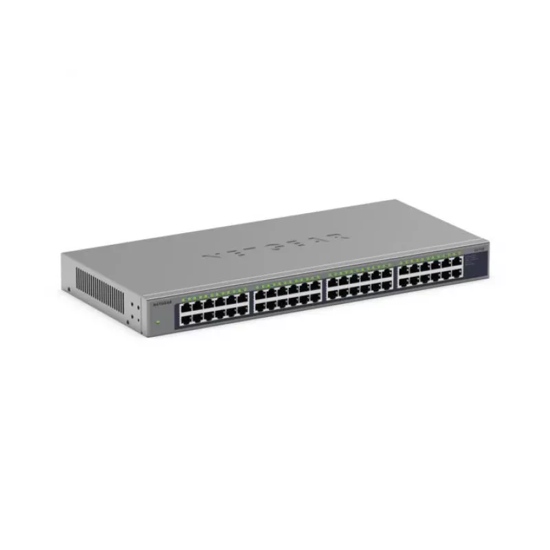 NETGEAR GS748 nemanaged Gigabit Ethernet (10/100/1000) sivá