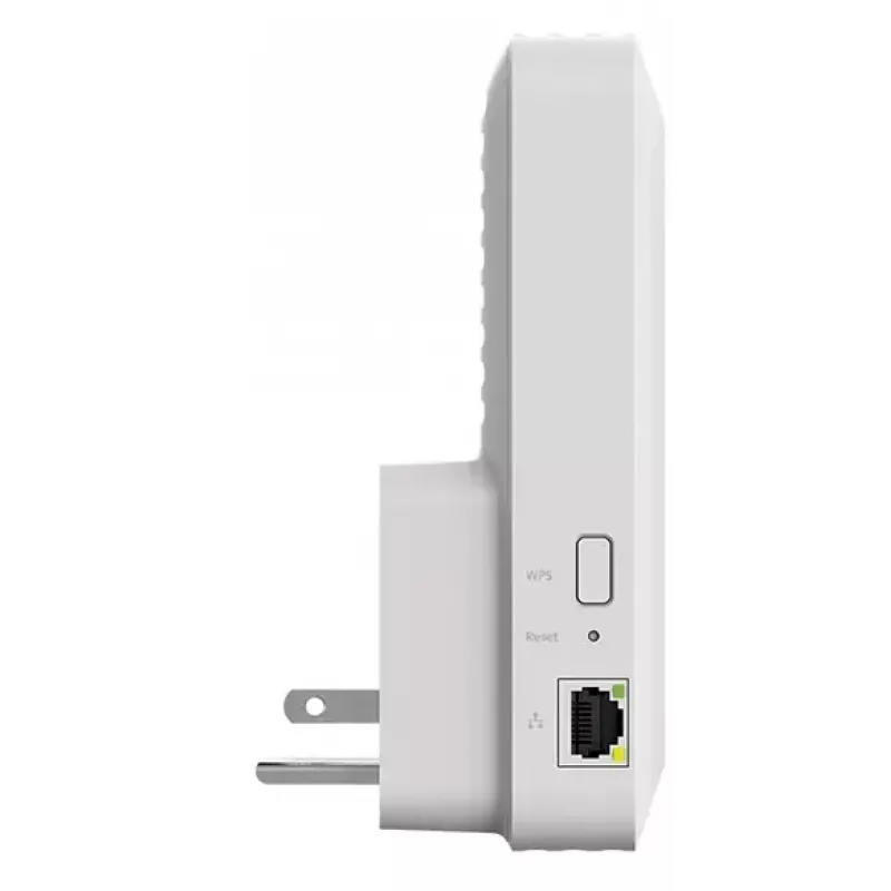 Wi-Fi opakovač Netgear EAX17 dvojpásmový 2,4/5 GHz, 802.11ax/ac, 4x4, Gigabit Ethernet, biela
