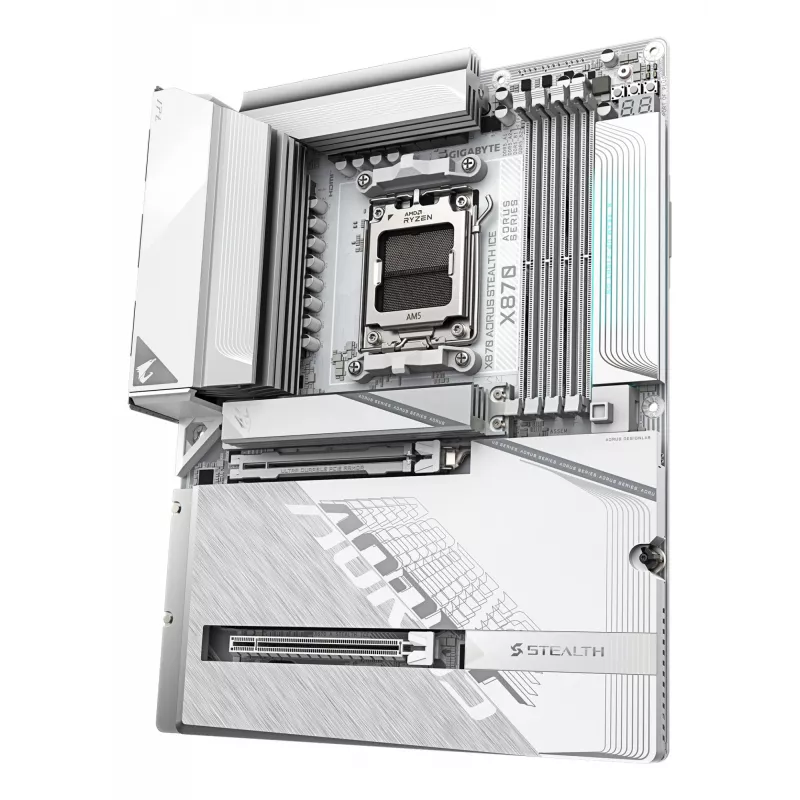 Základná doska GIGABYTE X870 AORUS STEALTH ICE, AMD AM5, ATX