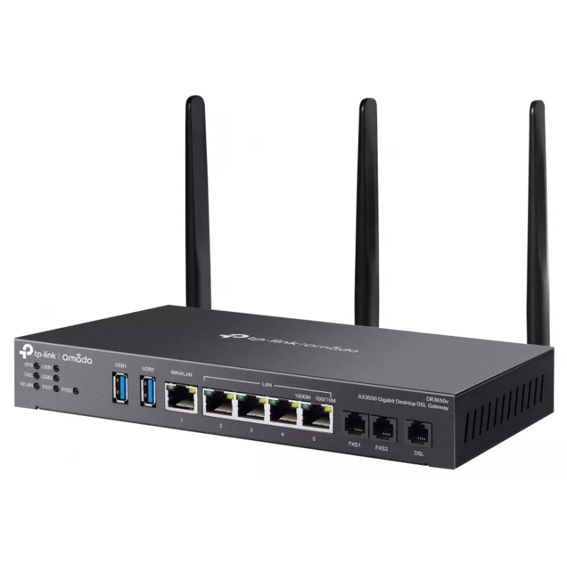TP-Link Omada DR3220v-4G WLAN router Gigabit Ethernet dualband (2,4 GHz / 5 GHz) čierny