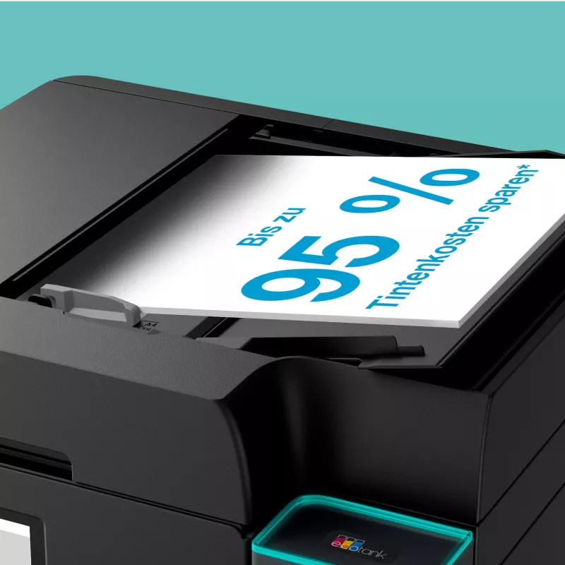 Multifunkčná atramentová tlačiareň Epson EcoTank ET-4950 — farebná, A4, 4800x1200 dpi, 35 ppm, WLAN, Ethernet, duplex, čierna