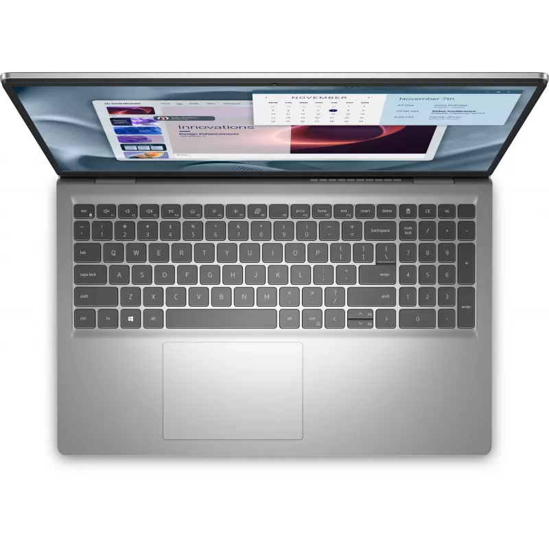 Dell Pro 15 Essential PV15250 notebook, Intel Core i7-1355U, 15,6 palca Full HD 1920 x 1080 IPS 120 Hz, 16 GB DDR5, 512 GB SSD NVMe, Intel Iris Xe Graphics, Wi-Fi 6, Windows 11 Pro, strieborný