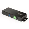 StarTech.com 5G7AINDRM-USB-A-HUB rozbočovač USB 3.2 Gen 1 (3.1 Gen 1) Type-B 5000 Mbit/s čierny