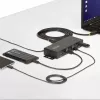 StarTech.com 5G7AINDRM-USB-A-HUB rozbočovač USB 3.2 Gen 1 (3.1 Gen 1) Type-B 5000 Mbit/s čierny
