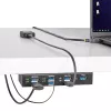 StarTech.com 5G7AINDRM-USB-A-HUB rozbočovač USB 3.2 Gen 1 (3.1 Gen 1) Type-B 5000 Mbit/s čierny