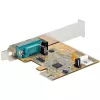 StarTech.com PCI Express sériová karta, PCIe na RS232 (DB9) sériová rozširujúca karta, PC sériová karta s 16C1050 UART, štandardné alebo low-profile držiaky, COM retention, Windows & Linux