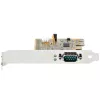 StarTech.com PCI Express sériová karta, PCIe na RS232 (DB9) sériová rozširujúca karta, PC sériová karta s 16C1050 UART, štandardné alebo low-profile držiaky, COM retention, Windows & Linux