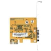 StarTech.com PCI Express sériová karta, PCIe na RS232 (DB9) sériová rozširujúca karta, PC sériová karta s 16C1050 UART, štandardné alebo low-profile držiaky, COM retention, Windows & Linux