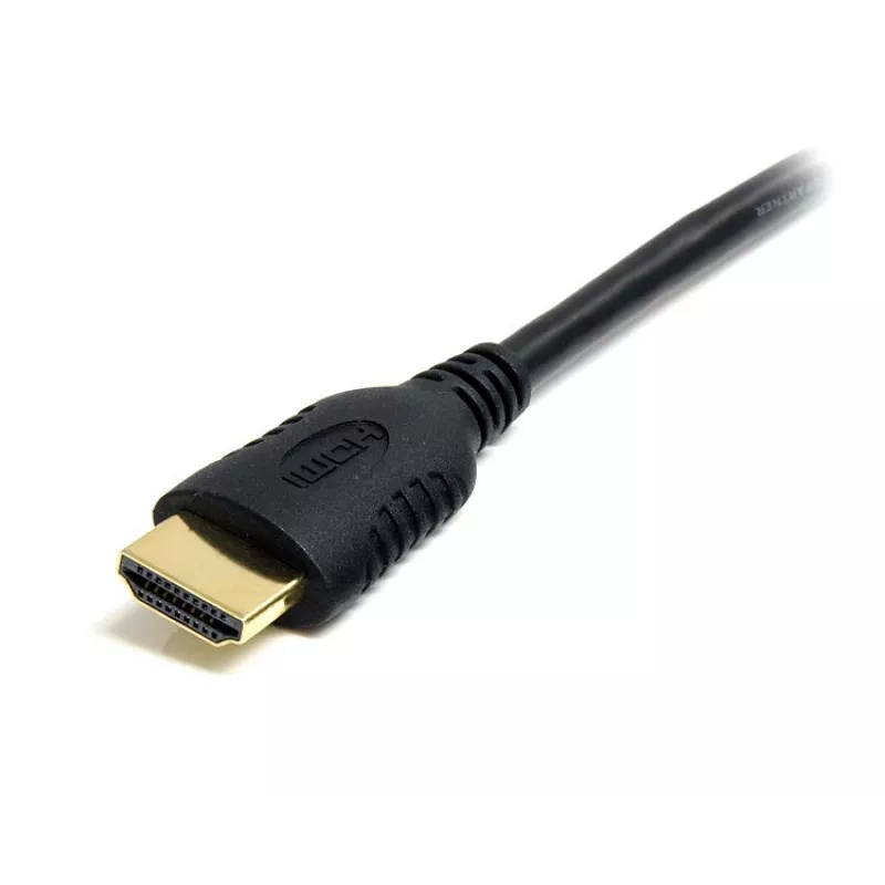 StarTech.com 2m Mini HDMI na HDMI kábel s Ethernetom – 4K 30Hz High Speed Mini HDMI na HDMI adaptérový kábel – Mini HDMI Type-C zariadenie na HDMI monitor/display – Robustný videokonvertorový kábel