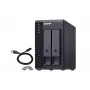QNAP 2 Bay USB Type-C Direct Attached Storage s hardvérovým RAID | TR-002 | Micro | 6 GB | čierna