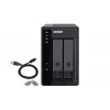 QNAP 2 Bay USB Type-C Direct Attached Storage s hardvérovým RAID | TR-002 | Micro | 6 GB | čierna