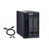 QNAP 2 Bay USB Type-C Direct Attached Storage s hardvérovým RAID | TR-002 | Micro | 6 GB | čierna