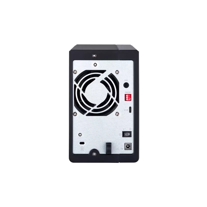 QNAP 2 Bay USB Type-C Direct Attached Storage s hardvérovým RAID | TR-002 | Micro | 6 GB | čierna