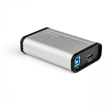 StarTech.com HDMI na USB-C video rekordér, 1080p, 60fps – UVC – externý USB-3.0-Type-C záznam/live streaming – HDMI audio/video rekordér adaptér – funguje s USB-C/USB-A/Thunderbolt 3 – TAA