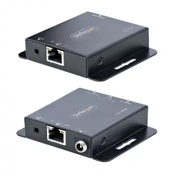 StarTech.com 4K HDMI extender cez CAT6/CAT5 Ethernet kábel, 4K 30Hz alebo 1080p 60Hz video extender, HDMI cez Ethernet kábel, HDMI vysielač a prijímač kit, IR diaľkový ovládač