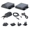 StarTech.com 4K HDMI extender cez CAT6/CAT5 Ethernet kábel, 4K 30Hz alebo 1080p 60Hz video extender, HDMI cez Ethernet kábel, HDMI vysielač a prijímač kit, IR diaľkový ovládač
