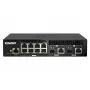 QNAP QSW-M2108R-2C spravovateľný prepínač L2, 8 x 2,5GbE + 2 x 10GbE SFP+/RJ-45 combo, polovičná šírka, montovateľný do racku